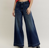 Hw Palazzo Front Patch Pants