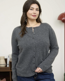 Curvy Charcoal Cardigan