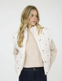 Ivory Polka Dot Vest