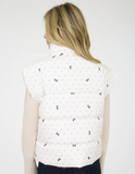 Ivory Polka Dot Vest