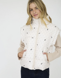 Ivory Polka Dot Vest