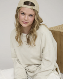 Oatmeal Crewneck Knit Top
