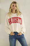 "naughty" Cloud Knit Top