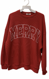 Red Merry Cloudy Knit
