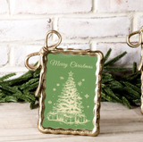 4 X 6 Gold Ribbon Christmas Photo Frame