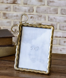 5 X 7 Gold Ribbon Photo Frame