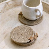 S/4 Round Sand Coasters