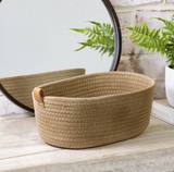 12.5 X 8.5 Large Khaki Basket