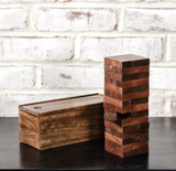 9 Mango Wood Jenga Game