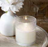5 Led Beaded Glass Candle