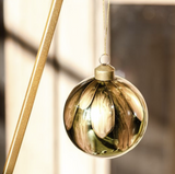 Green Glass Deco Ball Orn