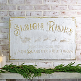 Vintage White Sleigh Rides