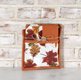 *inner* Autumn Leaf Potholder Towel Set