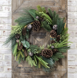 26 Mixed Green Wreath