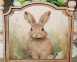 Provincial Tan Bunny Framed Art