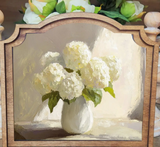 Provincial Hydrangea Vase Framed Art