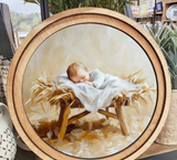 8" Round Manger Art