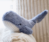 14l Steel Blue Plush Whale