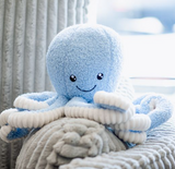 14.5w Lt Blue Plush Octopus