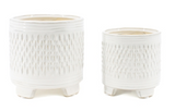 Round Porcelain Planters