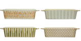Hand-stamped Stoneware Baker, 4 Styles 72.00 Creative