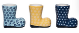 Dol Rain Boot Bud Vase 3styl/4ea/12pdq