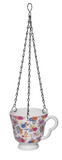 Dol Tea Cup Hanging Planter W/drainage H