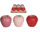Sm Dol Strawberry Vase In Pdq S/9