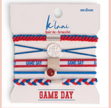 Game Day Red Blue White - Large Bracelets