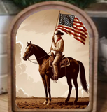 Arch Patriotic Cowboy