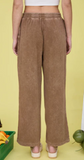 Washed Wide Leg Drawstring Lounge Pants