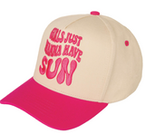 Girls Just Wanna Have Sun Trucker Cap