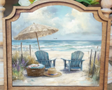 Provincial Beach Chairs Framed Art