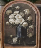 Arch Top Moody Roses Framed Art