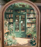 Arch Top Book Store Framed Art