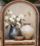 Arch Top Still Life Framed Art