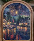 Arch Top 4th Of July Framed Art