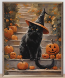 Halloween Cat With Hat