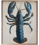 Cyan Crustacean I By Petals Prints Design