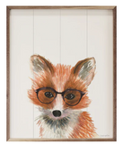 Fox In Glasses By Mercedes Lopez Charro