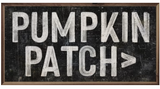 Pumpkin Patch Arrow Black