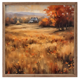 House Amongst The Autumn Field