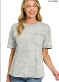 Halo Snow Washed Relaxed Fit Tee