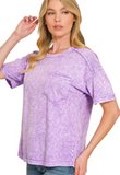 Halo Snow Washed Relaxed Fit Tee