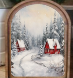 Arch Top Framed Art