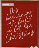 Look A Lot Like Christmas Red - 16x20