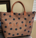 Polka Dot Oxford Tote Bag