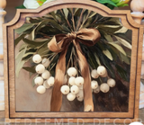 Provincial Snowberries Framed Art