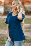 Navy Basic Top