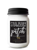 Farmhouse Mason Jar 13 Oz: Strawberry Patch